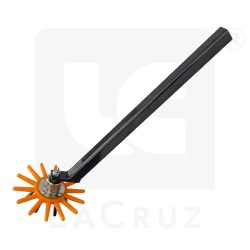 INTASA25A - Escardador de dedos para horticultura - Ø 25 cm - versión naranja, markets:  []string{"A", "B", "AU"}