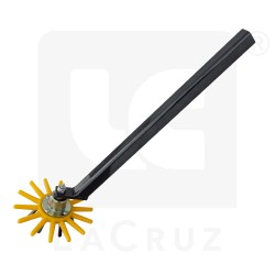 INTASA25G - Escardador de dedos para horticultura - Ø 25 cm - versión amarilla, markets:  []string{"A", "B", "AU"}